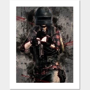 Pubg man Posters and Art